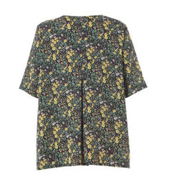 Plus Size Ladies Fashion Tops With Floral Printed Wear In Summer Beach